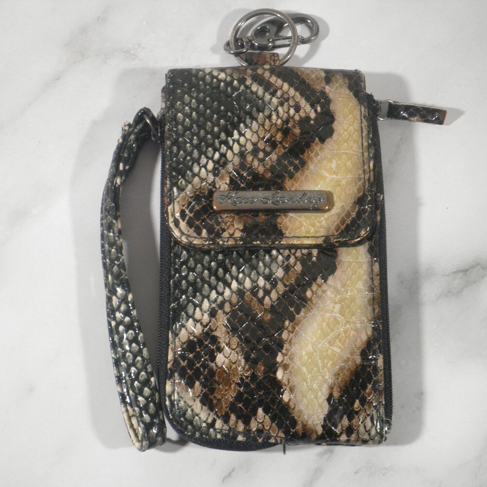 Vintage Kate Landry Snakeskin Women's Wristlet Wallet.